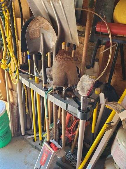 Yard tools with stand