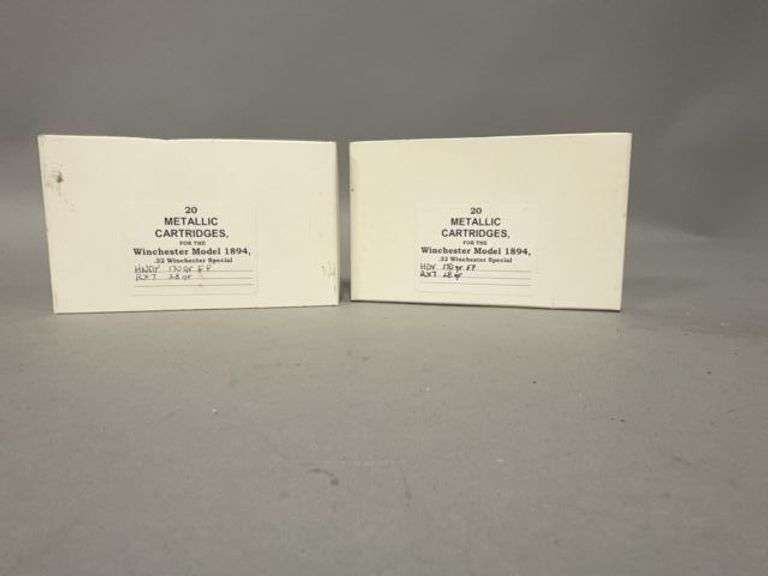 Two Boxes of .32 Winchester Special Metallic Cartridges for Model 1894 image