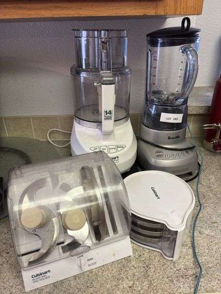Cuisinart food processor, Breville blender