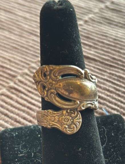 Spoon Ring marked Towle Sterling 1973 image