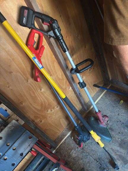 Electric pruner and battery powered plus electric string trimmers image