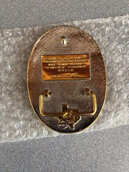 WY Highway Dept Bekt buckle