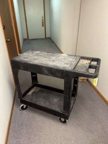 Uline rolling cart 17x38x33 image