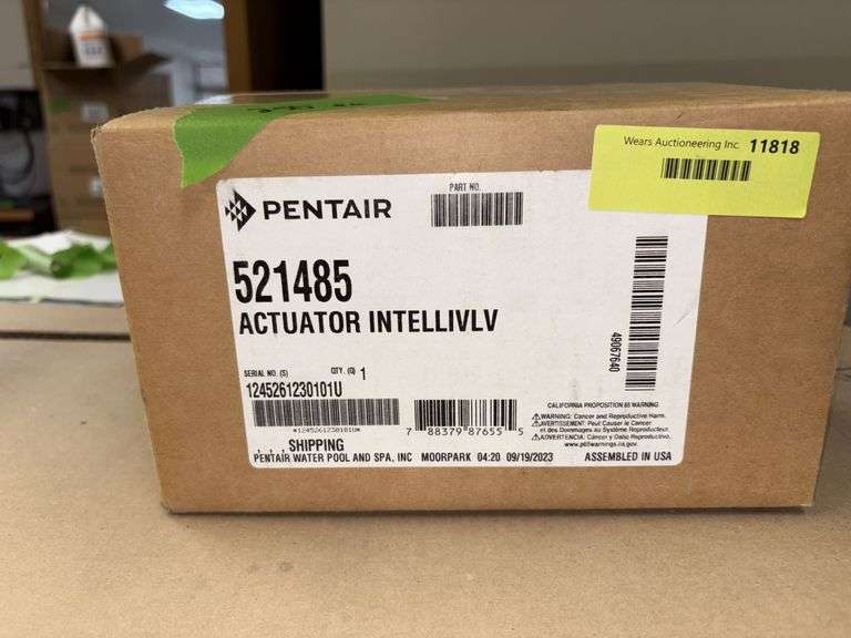 Pentair actuator intellivlv Part 521485 image