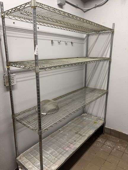 Metal storage roller rack 59x18x74 image