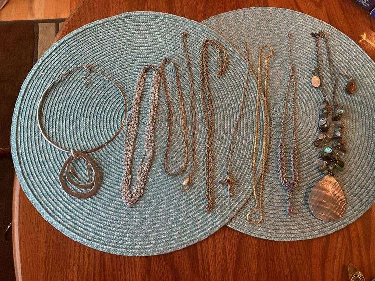 Costume jewelry necklaces image