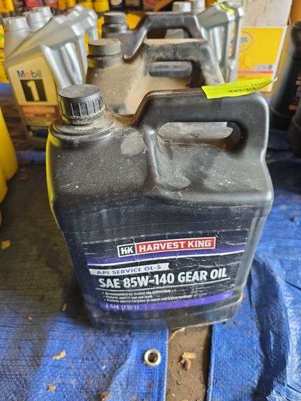 (3) 2 gallon jugs gear oil 85-140 and 85W-140 image