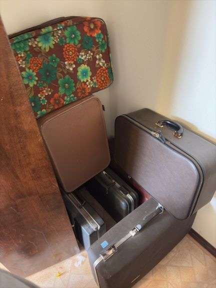 Many suitcases, great for using as props image