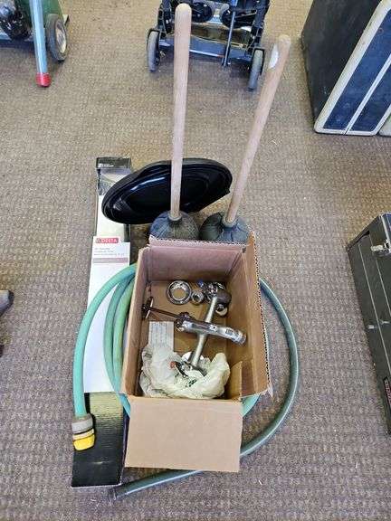 Faucet, Hose. 30" Towel Bar, Plungers image