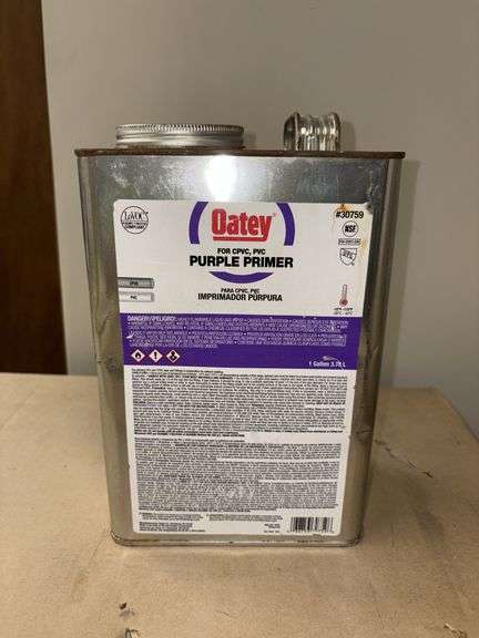 Oatey purple primer 1 gallon image