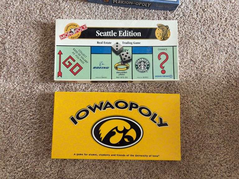 Four ‘opoly games