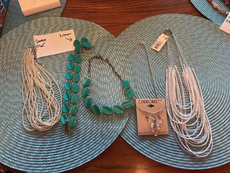Costume jewelry necklaces and sets image