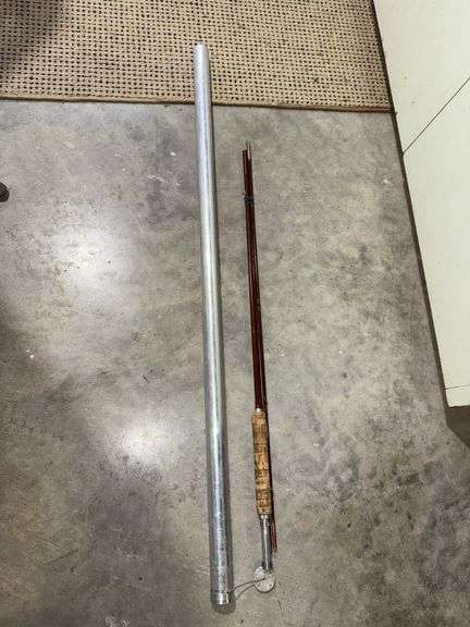 3 pc ckark f85? fiberglass fly rod and case image