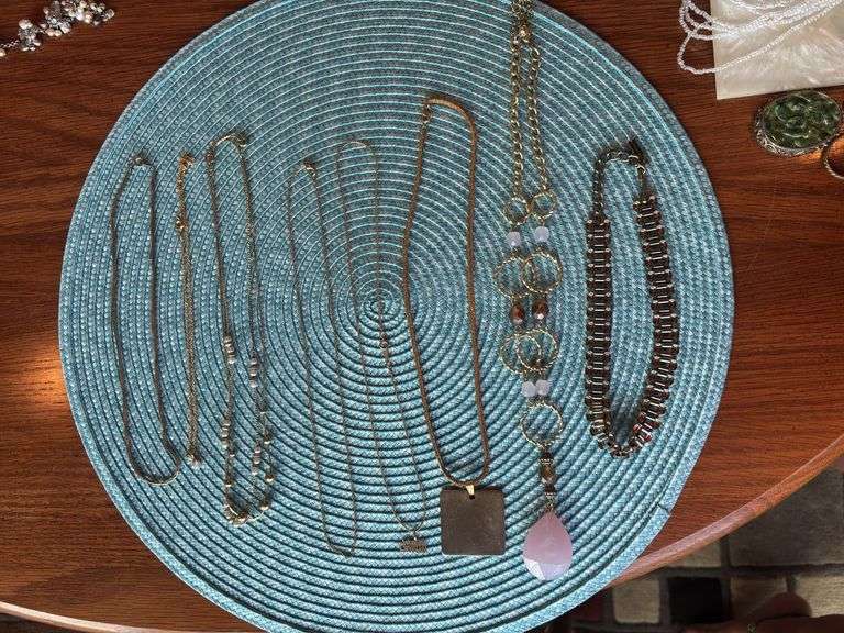 Costume jewelry necklaces image