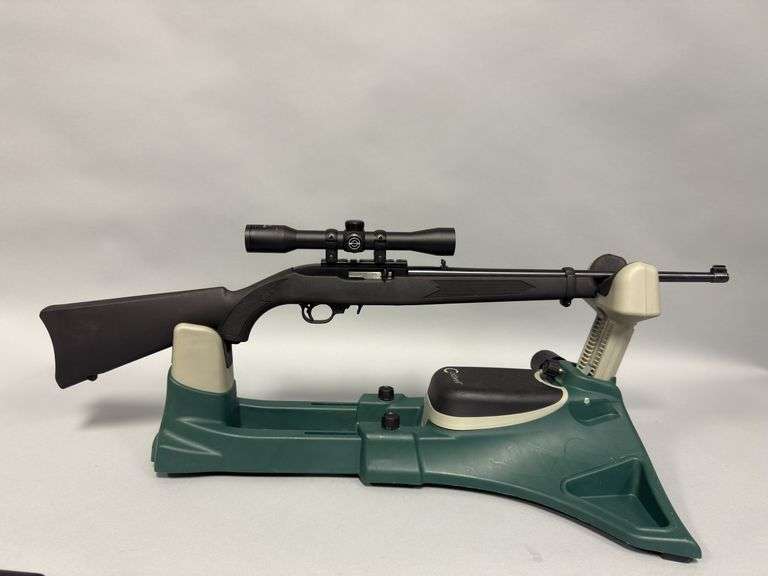 Ruger Rifle, Model 10-22, SN 0009-94799, 22Ca, Simmons, 4x32, 22 mag scope, poly stock image