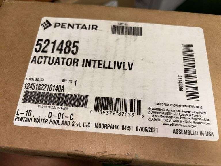 Pentair actuator intellivlv Part 521485 image