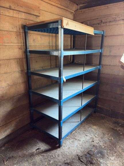 Plastic shelf unit 26x50x66 image