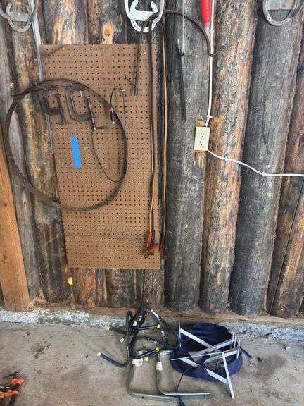 Shelf brackets, hose hangers, C clamps image