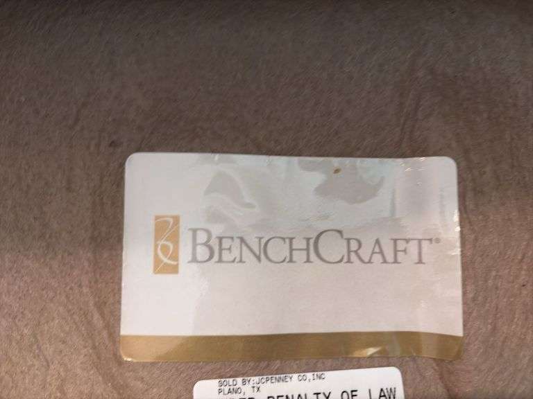 Pair of Benchcraft occasional chairs, plant not included