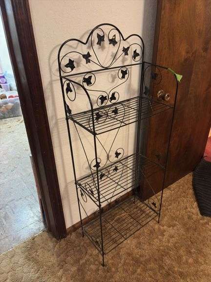 12D x 20L x 54H fold up wire shelf image