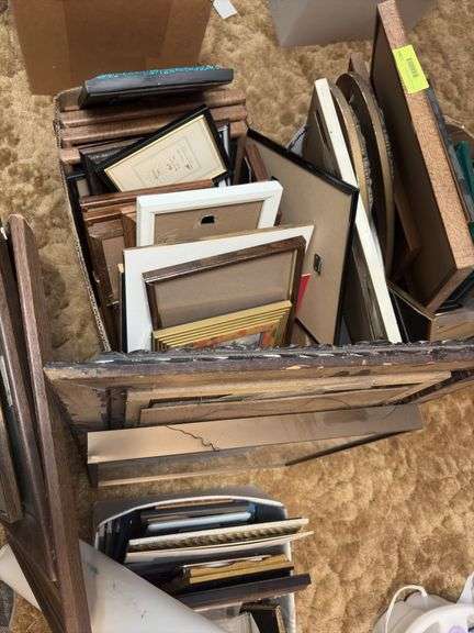 LARGE quantity of picture frames, all sizes and styles