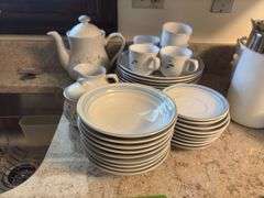 Fascino stoneware dishes, not complete set
