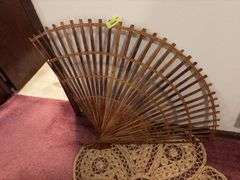42” bamboo fan and 36” flower