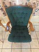 Oak glider rocker