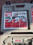 Porter Cable Profile Sander in grey case