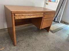25 x 48 oak desk