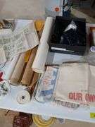 Nail apron Wilson's lumber Solon, Iowa city Graf Bros glasses and more