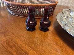 Cape Cod S&P shakers, serving basket, divided relish tray