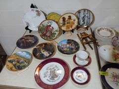 Hand painted plates including Landenbergers w/ COA