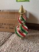 8” tall decorative glass finial