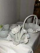 Variety of milk glass