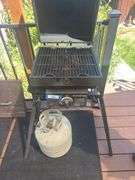Blackstone dual cooking propane griddle, and cook stove - travel model! Hunting season is coming.