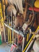 Yard tools with stand