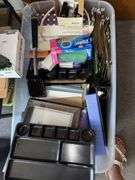 Small rolling stand and LOTS of office supplies