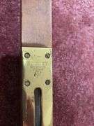 Wooden pulley and Stanley No.3 wood and brass 26” level