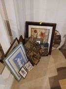 Pictures, prints, mirror, tapestry etc...