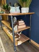 26x72x36H industrial style shelf NO CONTENTS