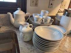 Fascino stoneware dishes, not complete set