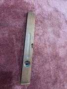 Wooden pulley and Stanley No.3 wood and brass 26” level