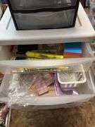 (3) Storage drawer shelves