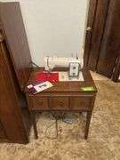 Sears Kenmore sewing machine in cabinet Model 54