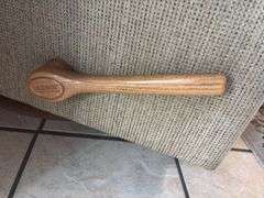 Green/tan tone La-Z-Boy recliner
