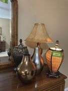 Decorator lamps and vases