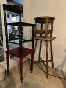 Tables, chair and short stool