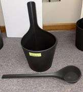 Rento sauna bucket and ladle