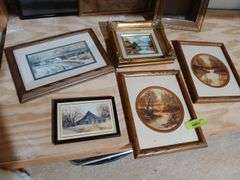 Variety of pictures/prints, Indian dated 1928